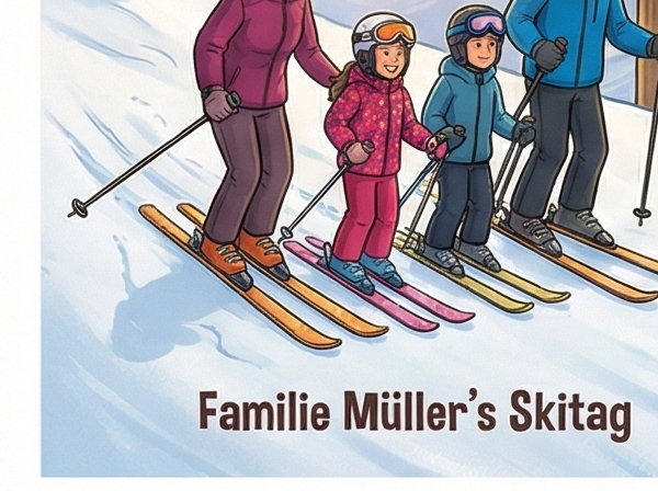 Cartoon-Illustration - Aktivität